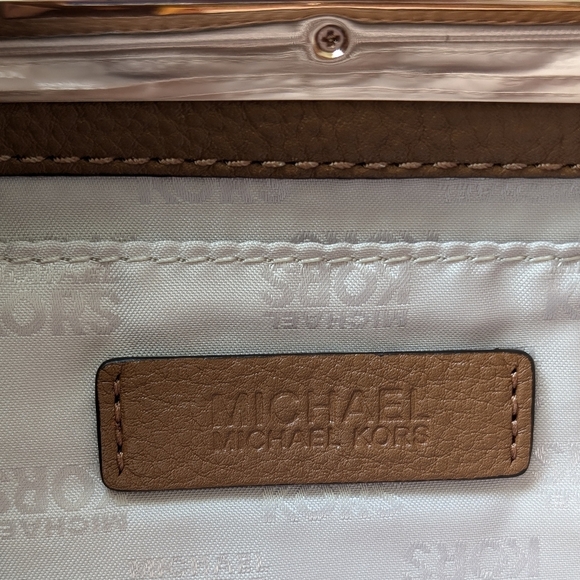 Michael Kors Leather Clutch Handbag - Picture 6 of 9